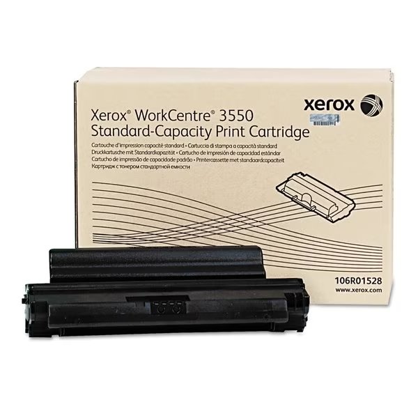 Toner Cartridge, 5000 Page, Black, Printer Model: WorkCentre 3550, XEROX, Mfr# 106R01528